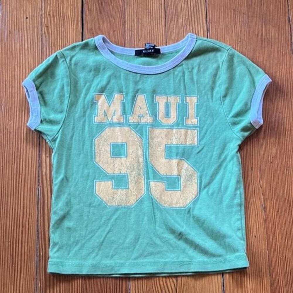 Forever-21 Women's multi Crop-top